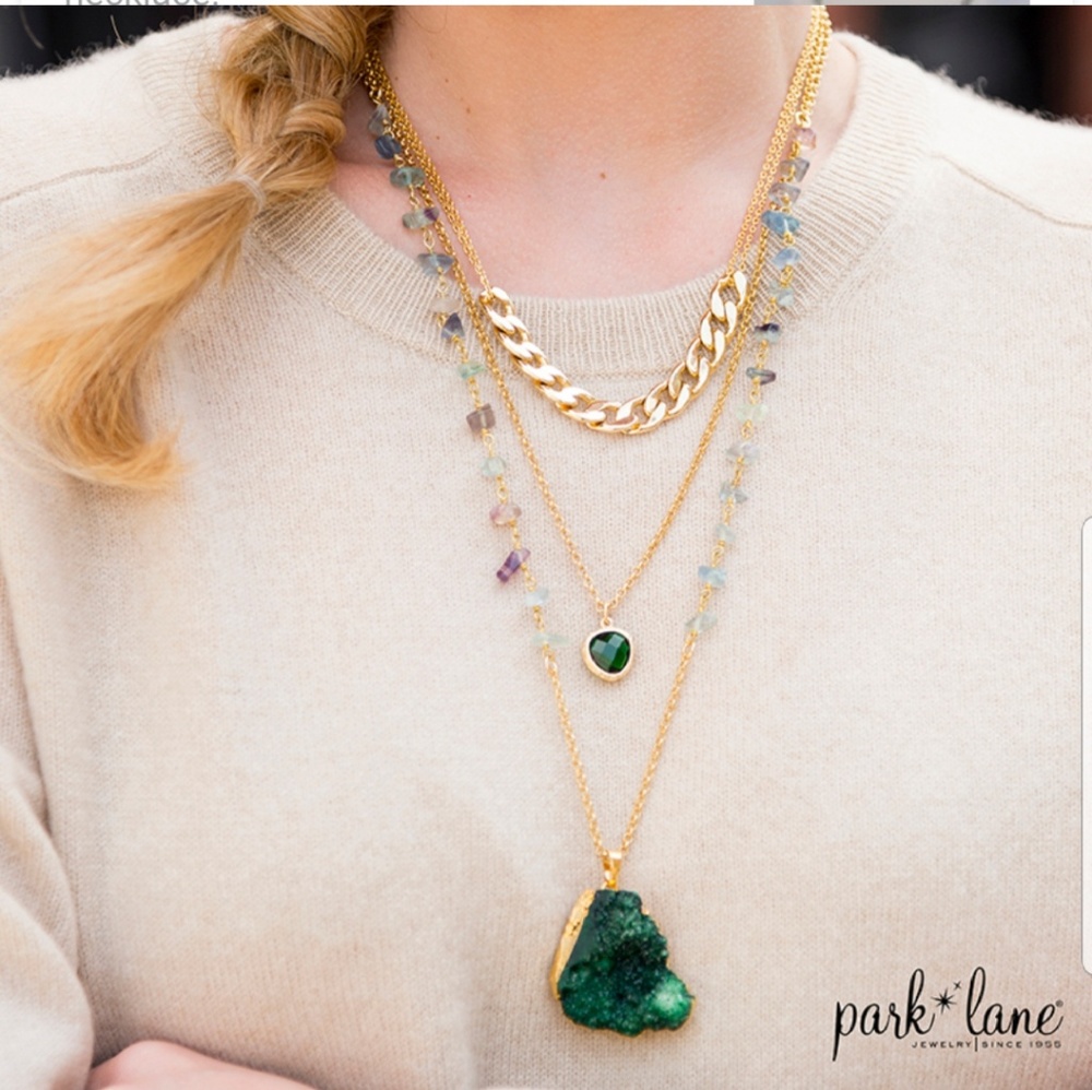 Park Lane Sage Necklace